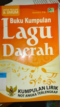 Buku Kumpulan Lagu Daerah