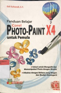 Image of Panduan Belajar Corel Photo Paint x4 Untuk Pemula