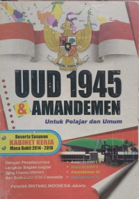 Image of UUD 1945 Amandemen Untuk Pelajar dan Umum