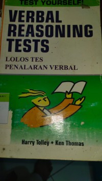Image of VERBAL REASONING TEST : LOLOS TES PENALARAN VERBAL